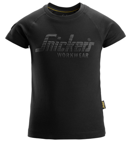 Tričko Snickers Workwear dětské černé