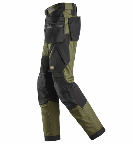Pracovní kalhoty FlexiWork+ s PK khaki