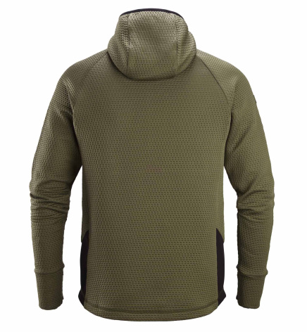 Mikina FlexiWork Active Comfort s kapucí khaki/černá