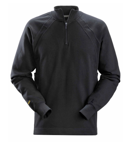 Mikina s MultiPockets™ na 1/2 zip šedá