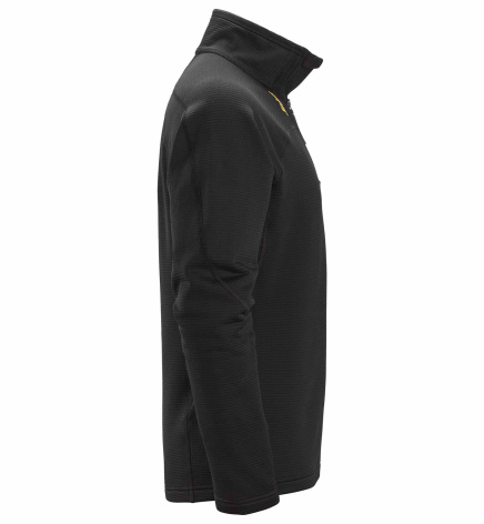 Mikina funkční Mikrofleece na 1/2 zip černá