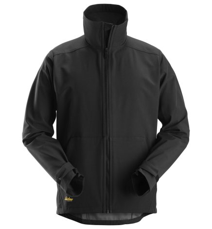 Bunda softshell AllroundWork větruodolná pánská černá