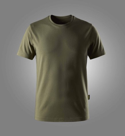 Tričko Classic Slim Fit khaki