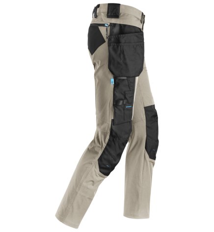 Letní pracovní kalhoty LiteWork s odnímatelnými kapsami béžové