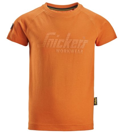 Tričko Snickers Workwear dětské oranžové