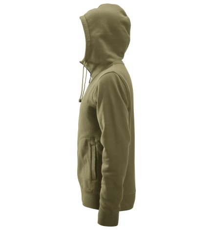 Mikina AllroundWork s kapucí khaki