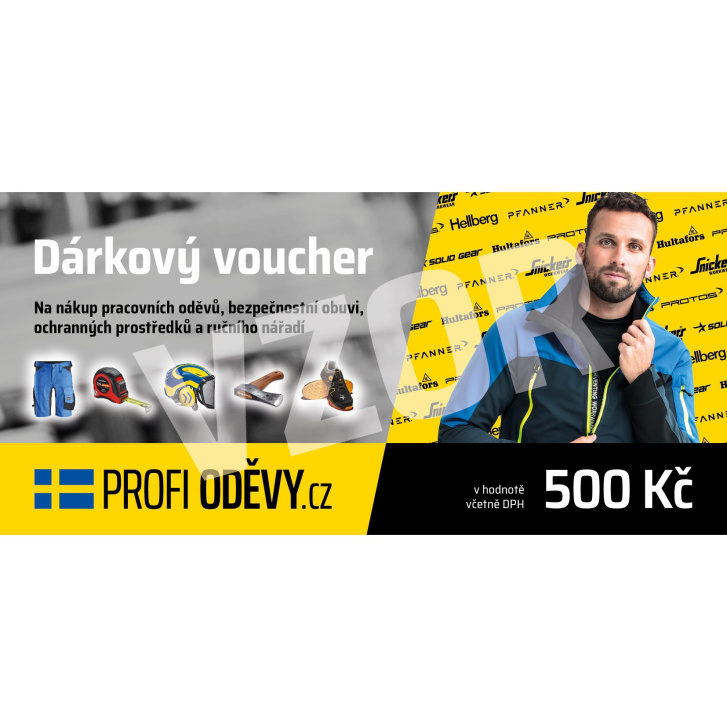 Voucher Profi Oděvy 500 Kč