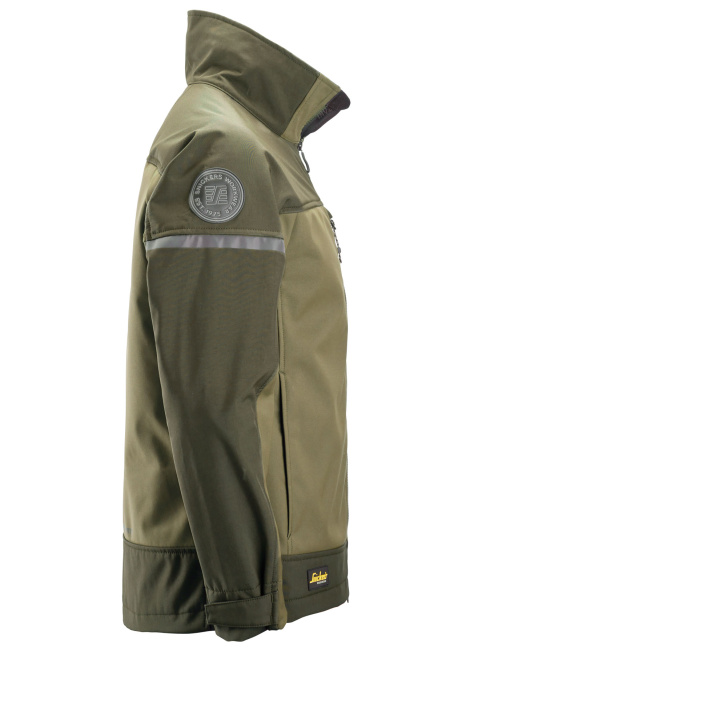 Softshellová bunda AllroundWork Stretch khaki