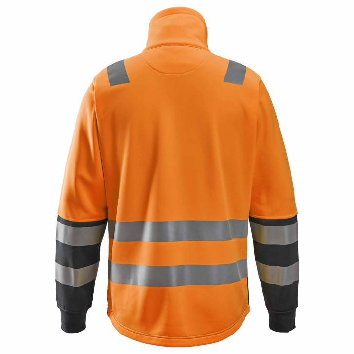 Mikina AllroundWork reflexní na zip, tř. 2 oranžovo černá