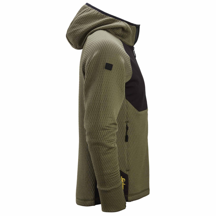 Mikina FlexiWork Active Comfort s kapucí khaki/černá