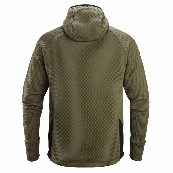 Mikina FlexiWork Active Comfort s kapucí khaki/černá