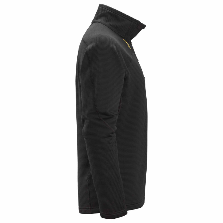 Mikina funkční Mikrofleece na 1/2 zip černá