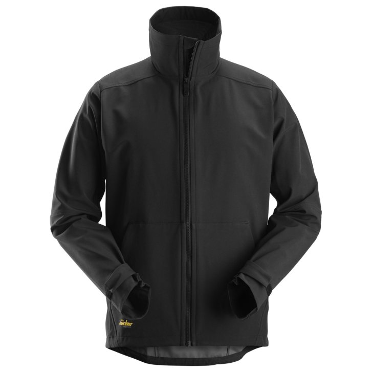 Bunda softshell AllroundWork větruodolná pánská černá