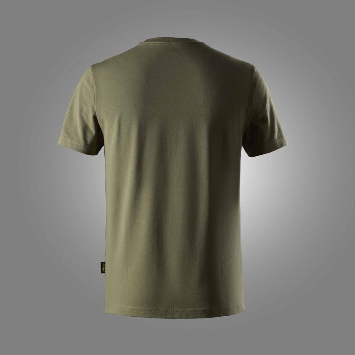 Tričko Classic Slim Fit khaki