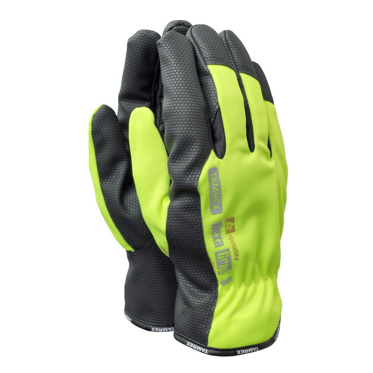 Reflexní pracovní rukavice Tamrex HexaGrip Hi-Vis