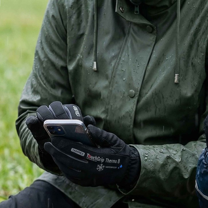Nepromokavé zimní rukavice Tamrex TouchGrip Thermo