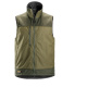 Softshellová vesta AllroundWork Stretch khaki