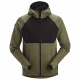 Mikina FlexiWork Active Comfort s kapucí khaki/černá